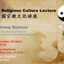 Chinese Religious Culture Lecture Notice