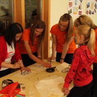 Chinese brush calligraphy in Tukums