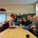 Teenagers from Confucius class affiliated to the University of Latvia celebrating the Mid-Autumn Festival