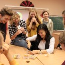 Mid-Autumn Festival in Confucius classroom in Riga Culture Secondary School