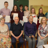 2018-2019 Work Summary Meeting and Graduation Ceremony at Kraslava State Gymnasium