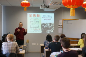 拉脱维亚大学孔子学院成功举办第二场“中国宗教文化”主题讲座 (2)